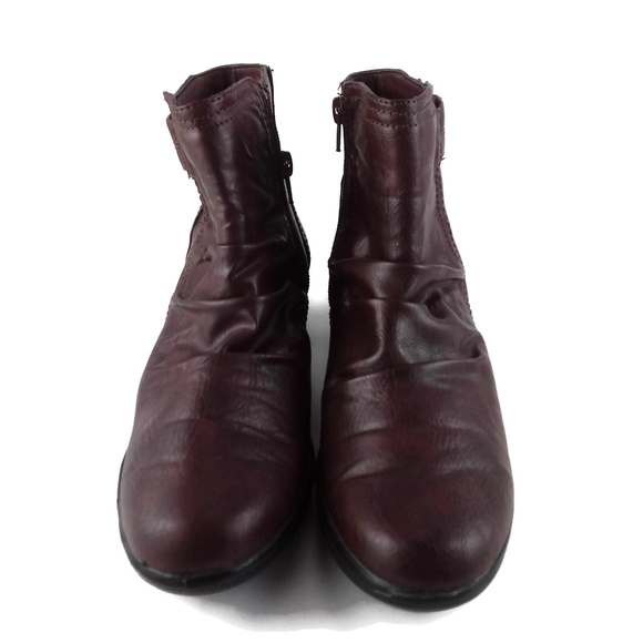 Easy Spirit Ruched Style Ankle Boots Size 7.5 - Picture 4 of 6